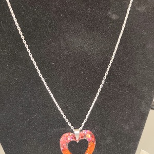 Valentin szívecskés nyakl�nc  - ékszer - nyaklánc - medálos nyaklánc - Meska.hu