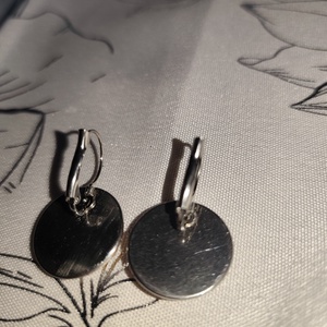 Szárított virágos fülbevaló  - ékszer - fülbevaló - lógó fülbevaló - Meska.hu