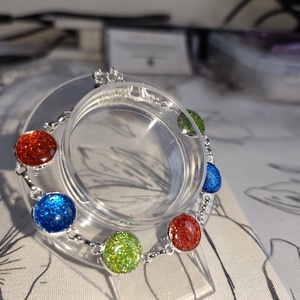 Színes karkötő , Ékszer, Karkötő, Lánc karkötő, Mindenmás, MESKA