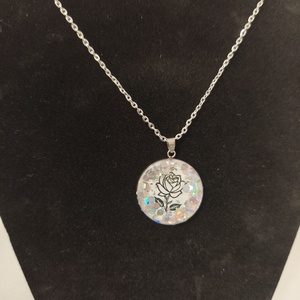 Rózsa med�los nyakl�nc , Ékszer, Nyaklánc, Medálos nyaklánc, Mindenmás, MESKA