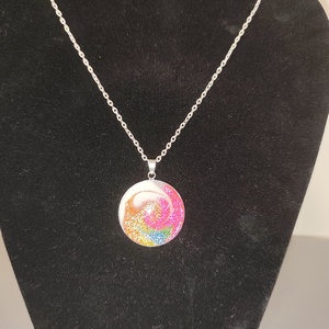 Szivárvány nyakláncok  - ékszer - nyaklánc - medálos nyaklánc - Meska.hu