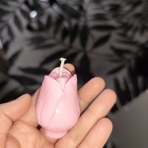 Rózsa illatú tulipán gyertya díszdobozban  - otthon & életmód - gyertya, illat, aroma - gyertya - Meska.hu