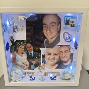 Emlék vilagitó képkeret , Otthon & Életmód, Dekoráció, Kép & Falikép, Képkeret, Mindenmás, MESKA