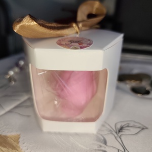 Rózsa illatú tulipán gyertya, Otthon & Életmód, Gyertya, illat, aroma, Gyertya, Gyertya-, mécseskészítés, MESKA