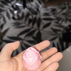 Rózsa illatú tulipán gyertya - otthon & életmód - gyertya, illat, aroma - gyertya - Meska.hu