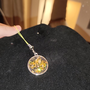 Csillogó mobil dísz  - táska & tok - kulcstartó & táskadísz - kulcstartó - Meska.hu