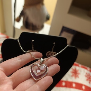 Szívecskés ékszerszett  - ékszer - ékszerszett - Meska.hu