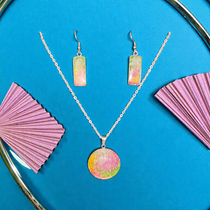 Szivárvány színű ékszerszett , Ékszer, Ékszerszett, Mindenmás, MESKA