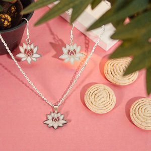 Lótusz virág ékszerszett , Ékszer, Ékszerszett, Mindenmás, MESKA