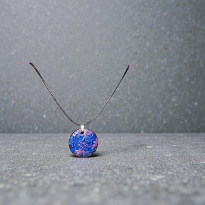 Kék Pink medálos Nyaklánc, Ékszer, Nyaklánc, Medálos nyaklánc, Mindenmás, MESKA