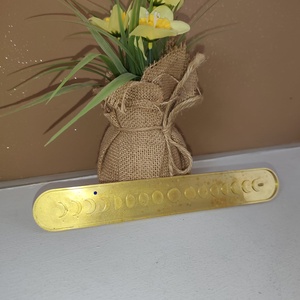 Arany színű füstölő tartó, Otthon & Életmód, Dekoráció, Spiritualitás, Füstölő és füstölőtartó, Mindenmás, MESKA