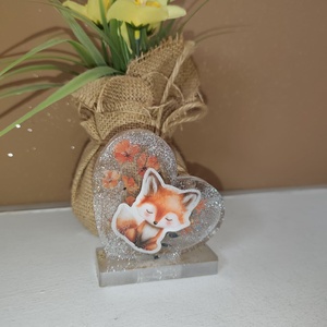 Rókás asztali dísz, Otthon & Életmód, Dekoráció, Asztal és polc dekoráció, Asztaldísz, Mindenmás, MESKA
