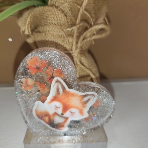 Rókás asztali dísz - otthon & életmód - dekoráció - asztal és polc dekoráció - asztaldísz - Meska.hu