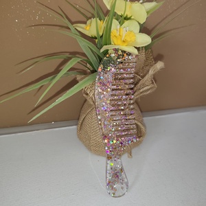 Csillogó fésű - esküvő - hajdísz - fésűs hajdísz - Meska.hu