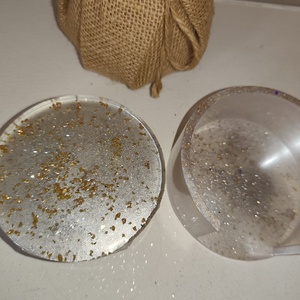 Pohár alátét 4db+tartó, Otthon & Életmód, Konyhafelszerelés, tálalás, Tálalás, Tányér- és poháralátét, Mindenmás, MESKA