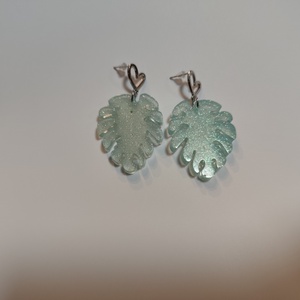 Falevél fulbevaló  - ékszer - fülbevaló - lógó fülbevaló - Meska.hu