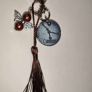 R�k horoszkópos kulcstartó  - táska & tok - kulcstartó & táskadísz - kulcstartó - Meska.hu