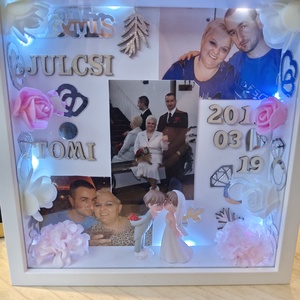 Emlék vilagitó képkeret  - Meska.hu