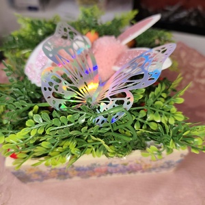 Fa ledes nyuszis asztali dísz/box - otthon & életmód - dekoráció - asztal és polc dekoráció - asztaldísz - Meska.hu