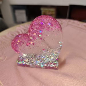 Szivecskés asztali dísz - otthon & életmód - dekoráció - asztal és polc dekoráció - asztaldísz - Meska.hu