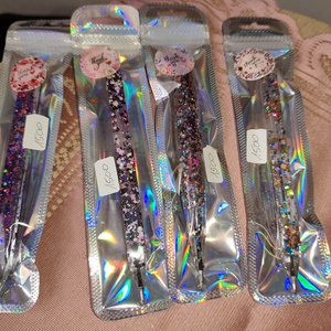 EPOXYBÓL KÉSZÜLT SZÉPSÉGES TOLLAK  - FEKETE SZÍN - otthon & életmód - papír, írószer - ceruza & toll - Meska.hu