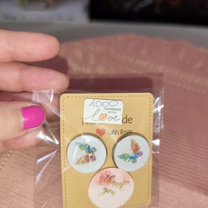 Pillangós pötty fülbevaló, Ékszer, Fülbevaló, Pötty fülbevaló, Mindenmás, MESKA