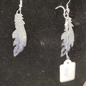 Toll alakú fülbevalók - ékszer - fülbevaló - lógó fülbevaló - Meska.hu