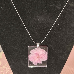 valódi virág medálos nyaklánc, Ékszer, Nyaklánc, Medálos nyaklánc, Mindenmás, MESKA