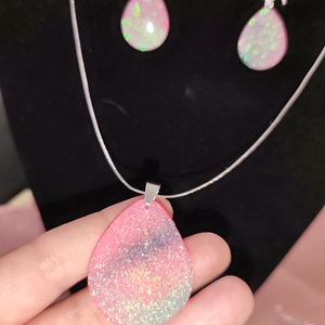 Szivárványos ékszerszett - ékszer - ékszerszett - Meska.hu