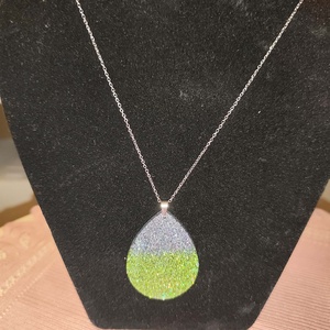 Nagy csepp alakú nyaklánc - ékszer - ékszerszett - Meska.hu