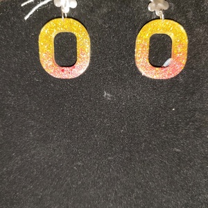 Napsütötte színátmenetes fülbevaló, Ékszer, Fülbevaló, Lógó fülbevaló, Mindenmás, MESKA