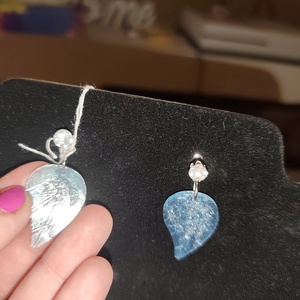 Tünde fülbevaló - ékszer - fülbevaló - lógó fülbevaló - Meska.hu