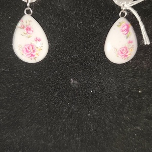 Elegáns virágos fülbevaló, Ékszer, Fülbevaló, Lógó csepp fülbevaló, Mindenmás, MESKA