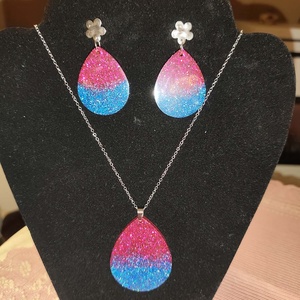 Nyári színátmenetes ékszerszett - ékszer - ékszerszett - Meska.hu