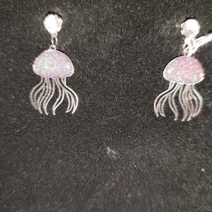 Medúza alakú szépséges fülbevaló - ékszer - fülbevaló - lógó fülbevaló - Meska.hu