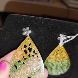 Szépséges nyári fülbevaló - ékszer - fülbevaló - lógó fülbevaló - Meska.hu