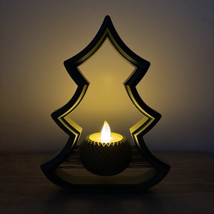 3D nyomtatott - karácsony - karácsonyi lakásdekoráció - karácsonyi lakásdíszek - Meska.hu