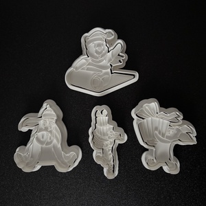 3D nyomtatott Micimackó és barátai sütikiszúró szett - Meska.hu