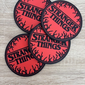3D nyomtatott Stranger Things 4db-os  poháralátét - Meska.hu