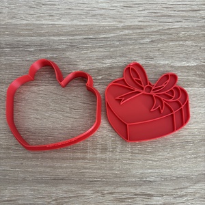 3D nyomtatott szív alakú sütikiszúró - Meska.hu