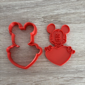3D nyomtatott Valentin-napi Mickey sütikiszúró - Meska.hu