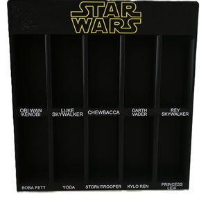 Star Wars kinder meglepetés figura tartó - kellékek & szerszámok - dekorációs kellékek - figurák - Meska.hu