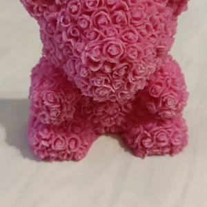 Rózsa maci - Meska.hu