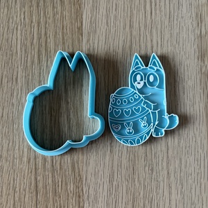 Húsvéti Bluey sütikiszúró - Meska.hu