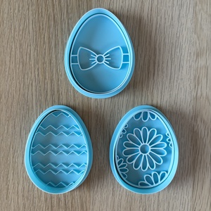 Húsvéti tojás sütikiszúró szett, Ünnepi díszek, dekorációk, Húsvéti díszek és dekorációk, Húsvéti sütikiszúró, Mindenmás, MESKA