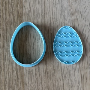 Húsvéti tojás sütikiszúró szett - ünnepi díszek, dekorációk - húsvéti díszek és dekorációk - húsvéti sütikiszúró - Meska.hu