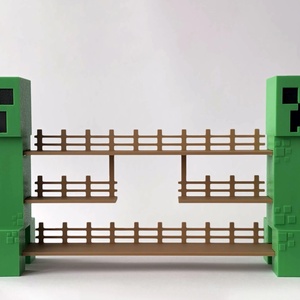 Minecraft Kinder Joy állvány - otthon & életmód - dekoráció - asztal és polc dekoráció - díszdoboz - Meska.hu