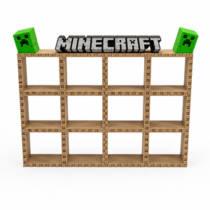 Minecraft Kinder Joy állvány - otthon & életmód - dekoráció - asztal és polc dekoráció - díszdoboz - Meska.hu