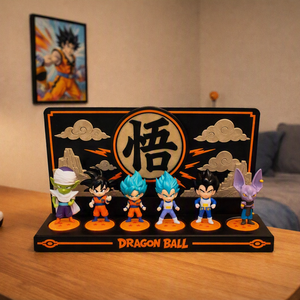 Dragon Ball Bruger King figura állvány - otthon & életmód - dekoráció - asztal és polc dekoráció - dekorációs tál, tartó - Meska.hu