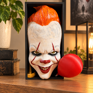 Pennywise festett könyvtámasz / Book Nook � Stephen King: Az - otthon & életmód - dekoráció - asztal és polc dekoráció - könyvtámasz - Meska.hu